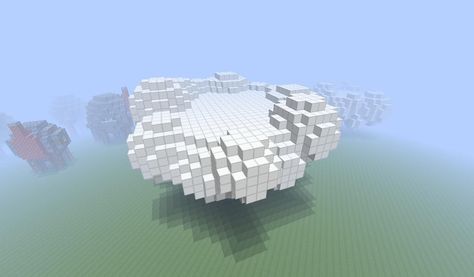 Cloud Building Platforms Minecraft Project Minecraft Sky Kingdom, Cloud Castle Minecraft, House In The Sky Minecraft, Clouds Minecraft Build, Minecraft Sky House Ideas, Minecraft Clouds Build, Cloud Minecraft Build, Sky Minecraft Builds, Cloud House Minecraft