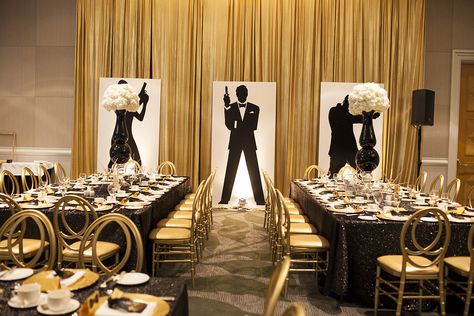 0050 James Bond Party, James Bond Decor, James Bond Decorations, Mafia Theme Party, James Bond Wedding, Nye Decor, James Bond Theme Party, 007 Theme, 007 Party