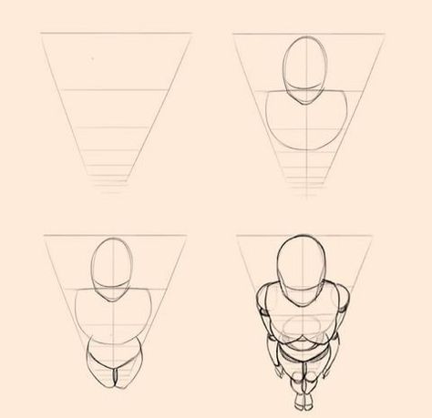 How To Draw People, Drawing Characters, Perspective Drawing Lessons, Art For Beginners, Instagram Drawing, Draw People, Body Drawing Tutorial, Human Figure Drawing, Perspective Art