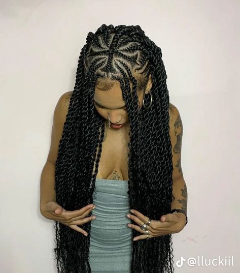 Bohemian Hair, Braided Hairstyles For Black Women Cornrows, Cute Braided Hairstyles, Braids Hairstyles Pictures, Braided Cornrow Hairstyles, Cute Box Braids Hairstyles, Quick Braided Hairstyles, Protective Hairstyles Braids, Pretty Braided Hairstyles