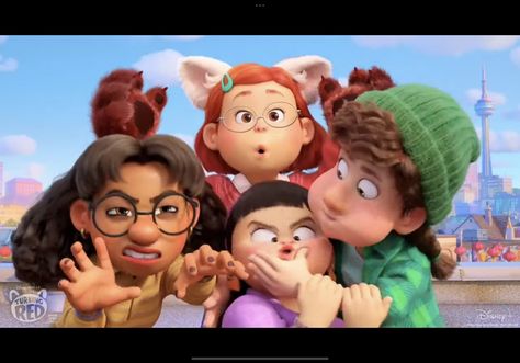 Red Pixar, Caring Friend, Meilin Lee, Mei Lee, 4 Town, Red Disney, 4 Best Friends, Turning Red, Sandra Oh