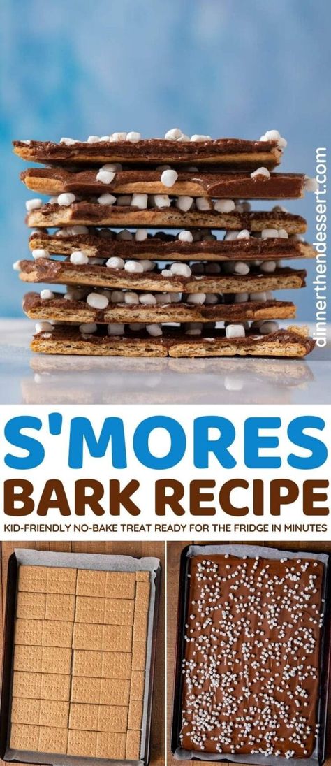 Oreo Bark, Easy Smores, 3 Ingredient Desserts, Chocolate Tree, Candy Bark, Dessert Chocolate, S'mores Bar, Bark Recipe, Dessert Ingredients