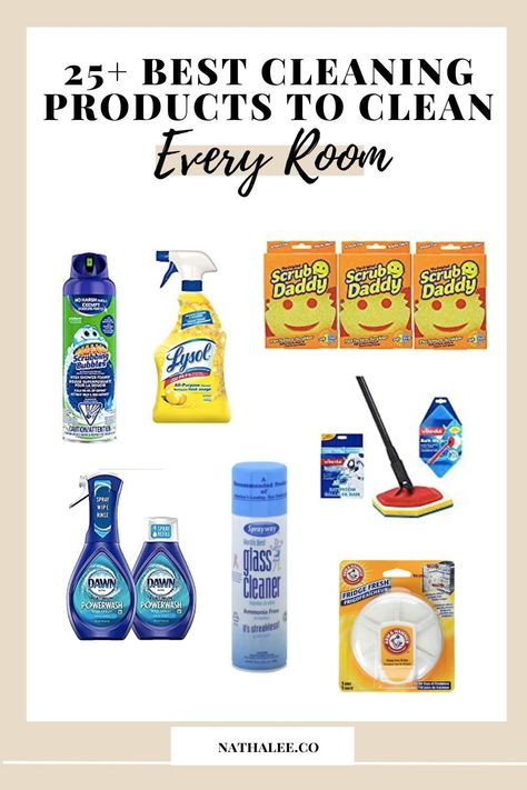 Are you stumped on getting the best and right cleaning products to clean your home? Whether it's for everyday use or for a thorough deep clean to sparkle every inch of your home, here are all of the products and tools you need to do it! Read more! The Best Cleaning Products, House Cleaning Materials, Best Cleaning Products For Bathroom, Deep Cleaning House Supplies, Clean Household Products, Top Cleaning Products, Home Cleaning Supplies List, Best Household Cleaning Products, Deep Cleaning Products