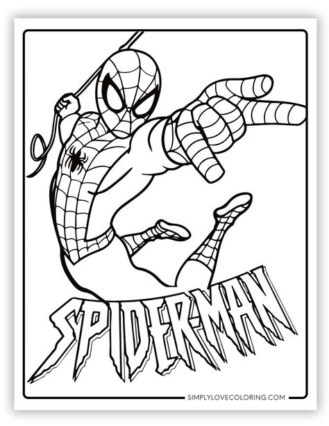 Free Spiderman coloring pages are great for educational activities for kids, crafts, road trips, and more. Also, get great ideas on fun ways to turn them into a learning experience. Spiderman Colouring Picture, Spider Man For Coloring, Spidey And His Amazing Friends Coloring Pages, Spider Man Coloring Pages Free Printable, Coloring Pages For Boys Free Printable, Spiderman Crafts For Kids, Spiderman Coloring Pages Free Printable, Superhero Coloring Pages Free Printable, Superhero Coloring Pages For Kids