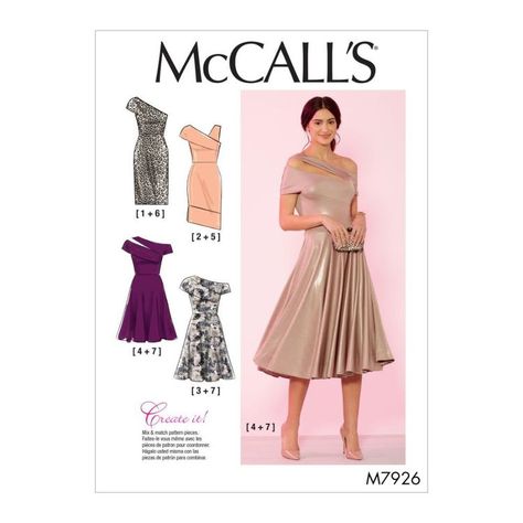 Jewelry Making Tutorial, Skirt Asymmetrical, Robes D'occasion, Knit Dresses, High Waisted Pencil Skirt, Mccalls Sewing Patterns, Vogue Patterns, Things To Sew, Pattern Collection