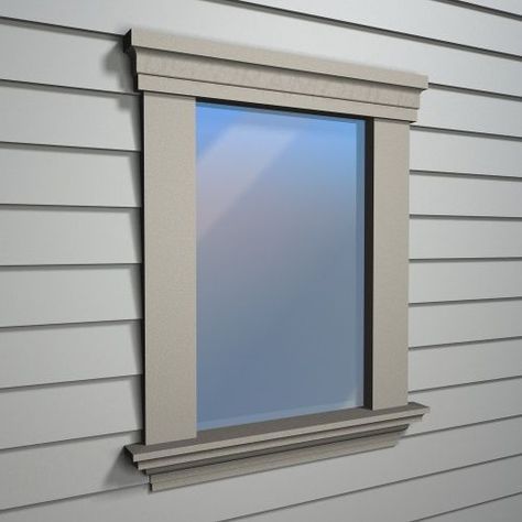 exterior window trim - Google Search | For the Home | Pinterest ... Exterior Window Trim Ideas, Window Trim Styles, Exterior Window Trim, Exterior Door Trim, Craftsman Window Trim, Window Trims, Window Molding Trim, Interior Window Trim, Modern Garage Doors