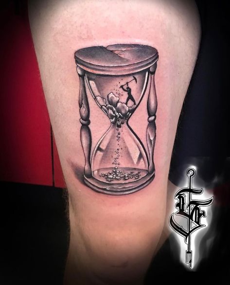 Sand Watch Tattoo, Sand Clock Tattoo, Sand Watch, Tiger Eyes Tattoo, Nova Tattoo, Mangas Tattoo, Brother Tattoos, Hourglass Tattoo, Sand Clock