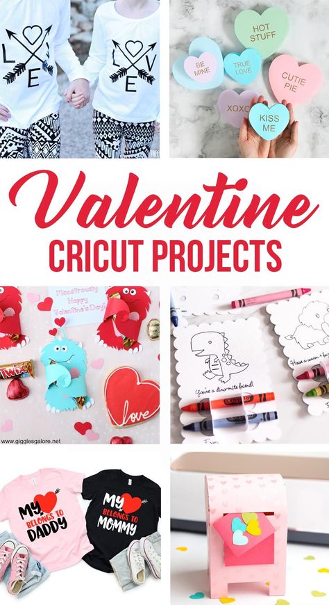 Valentine Cricut Projects, Valentine's Cricut Projects, Cricut Valentine Ideas, Valentine Cricut, Cricut Valentines Projects, Sweet Red Poppy, Valentine Projects, Creative Valentines, My Funny Valentine