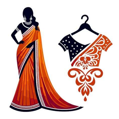 Vector saree with women figure clothing ... | Premium Vector #Freepik #vector #woman #fashion #beauty #boutique Boutique Design Ideas, Flex Background, Clothing Symbols, Diy Bff, Logo Design Women, Peacock Logo, Shadi Card, Clothing Logo Design, Boutique Logo Design