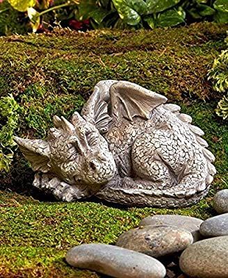 Garden Statues For Sale, Gothic Gargoyles, Dragon Garden, Ladybug Garden, Garden Gnomes Statue, Outdoor Garden Statues, Statues For Sale, Dragon Decor, Lawn Ornaments