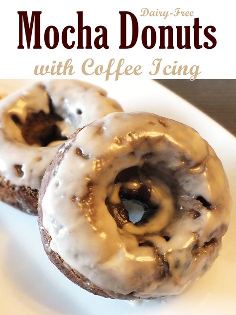 Coffee Donut Recipe, Homemade Powdered Donuts Recipe, Doughnut Recipes, Donuts Recipes, Doughnut Recipe Easy, Breakfast Pastry, Espresso Recipes, Homemade Donuts Recipe, Baked Donut Recipes