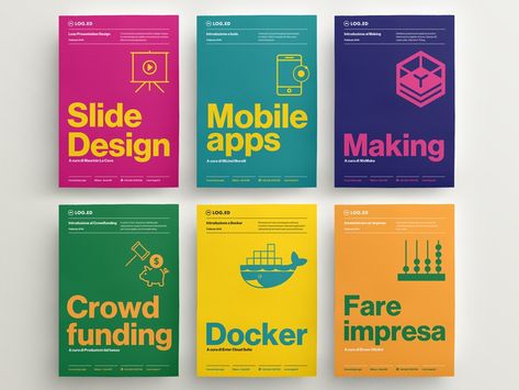 Log.Ed posters serie by Francesca Jochman on Dribbble Series Posters, Mises En Page Design Graphique, Desain Editorial, 카드 디자인, Poster Series, Social Media Design Inspiration, Publication Design, Book Layout, Corporate Design