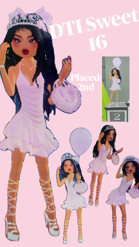 Dress to impress sweet 16 inspired outfit!!! The base dress is vip but you could use any dress and then add skirts to the dress go make it more floofy!!! Hope that’s helps Sweet 16 Outfits, Sweet 16 Dresses, Sweet 16, Dress To Impress, Make It, The Dress, Dress Outfits, Dresses