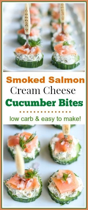 These cute little Smoked Salmon Cream Cheese Cucumber Bites make the perfect finger food for a party! They are low carb and easy to make. Smoked Salmon And Cream Cheese Cucumber Bites, Smoked Salmon Cucumber Appetizer, Cucumber Party Food, Salmon And Cucumber Bites, Cucumber And Salmon Appetizer, Smoked Salmon And Cream Cheese Recipes, Cucumber Cream Cheese Snack, Salmon Snack Ideas, Smoked Salmon Cucumber Bites