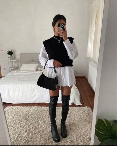 Outfit Botas, Casual Chic Outfits, Casual Chic Outfit, Looks Chic, Autumn Outfit, Fall Fashion Outfits, Looks Style, Winter Fashion Outfits, Outfits Casuales