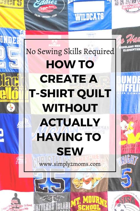 Tshirt Quilt Tutorial, Tshirt Quilt Diy, Keepsake Quilt, Tshirt Quilt Pattern, Tee Shirt Quilt, Jersey Quilt, T Shirt Quilt, Keepsake Quilting, Tshirt Quilt