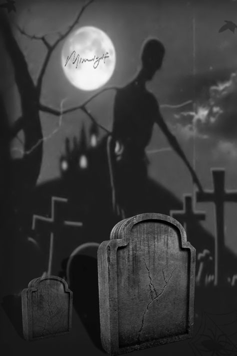 Spooky Gif, Horror Gifs, Horror Gif, Haunted Cemetery, Happy Halloween Gif, Halloween Gifs, Halloween Live Wallpaper, Happy Halloween Pictures, Gif Terror