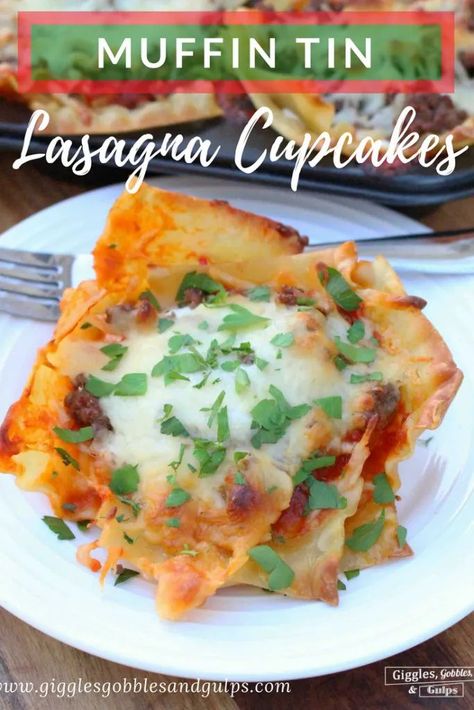 Lasagna Bites, Lasagna Cupcakes, Veggie Lasagna Recipe, Leftover Lasagna, Easy Pasta Dinner Recipes, Holy Cannoli, Tin Recipes, Bowl Party Food, Pillsbury Recipes