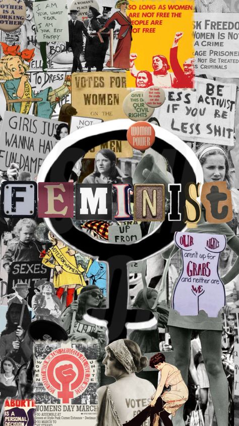 Feminist Collage, Feminist Protest, Feminism Poster, What Is Feminism, Feminism Art, Feminism Quotes, Protest Art, Girls Support Girls, Protest Signs