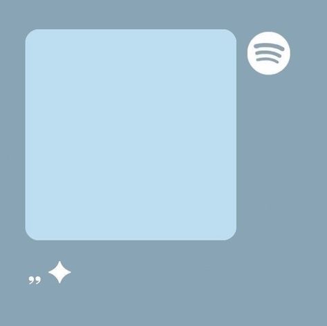 New Jeans Spotify Widget, Song Of The Day Template, Blue Spotify Widget, Spotify Widget Icon, Music Blue Aesthetic, Blue Spotify, Spotify Template, Spotify Widget, Spotify Design