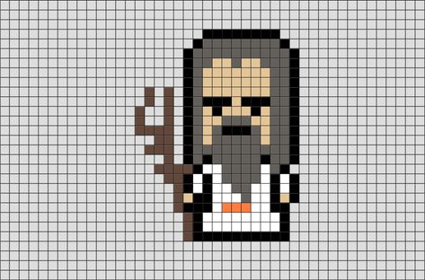 The Lord of the Rings / The Hobbit 8 Bit Pixel Art Patterns Pyssla Pattern, 8 Bit Pixel Art, Melty Bead Patterns, Lotr Art, Perler Art, Pixel Art Templates, 8bit Art, Pixel Drawing, Perler Bead Templates