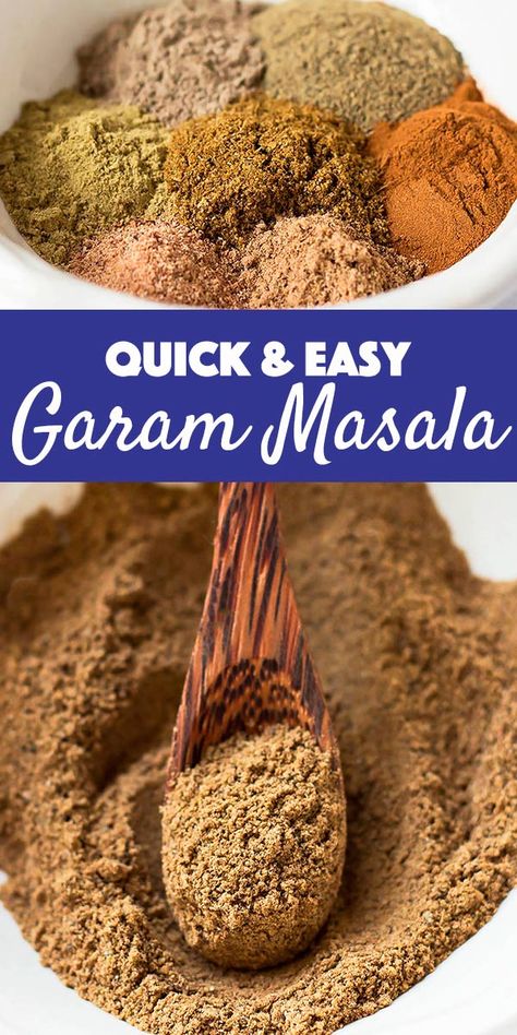 Homemade Spice Mixes, Homemade Garam Masala, Garam Masala Spice, Homemade Spice Mix, Spice Blends Recipes, Masala Spice, Spice Mix Recipes, Seasoning And Spice, Diy Spices