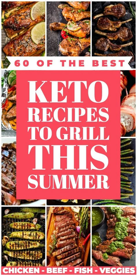 Grilling Recipes Easy, Keto Bbq, Recipes For Summer, Keto Foods, Summer Grilling, Keto Recipes Dinner, Low Carb Dinner Recipes, Diets For Beginners, Diet Help