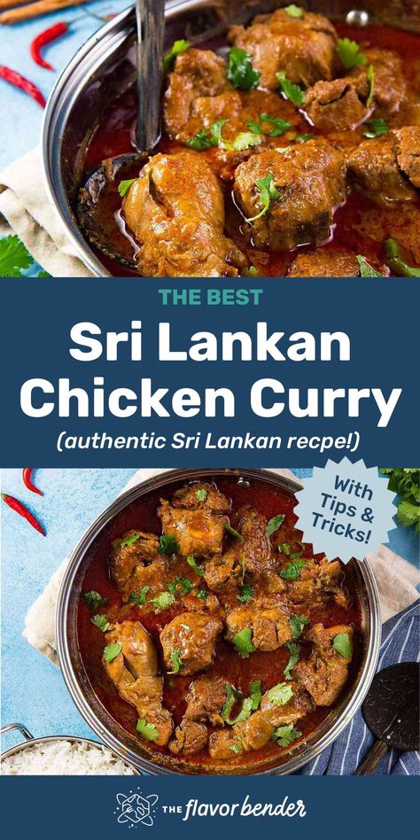 Best Chicken Curry, Sri Lankan Chicken, Sri Lankan Chicken Curry, Best Chicken Curry Recipe, Homemade Curry, Homemade Spice Mix, Chicken Curry Recipe, Sri Lankan Recipes, Curry Recipes Indian