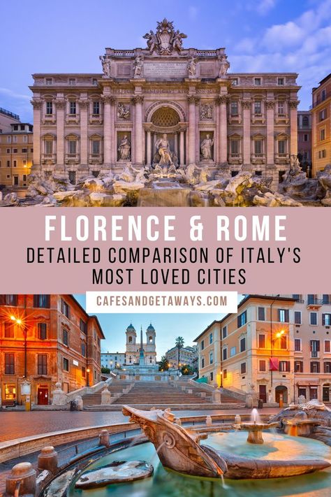 Rome And Florence Itinerary, A Day In Florence Italy, Florence Itinerary One Day, Three Days In Florence, One Day In Rome, One Day In Florence, Adventure List, Italian Cities, Visit Rome