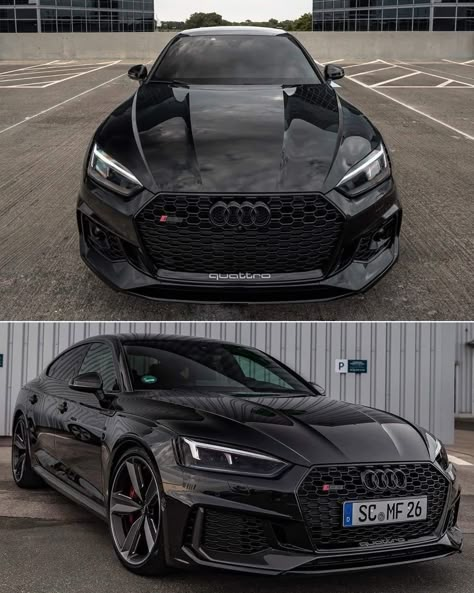 Audi A5 Sportback Black, Luxury Black Car, Rs5 Audi, Audi Rs 3, Audi Ttrs, Audi S5 Sportback, Audi A5 Sportback, Black Cars, Black Audi