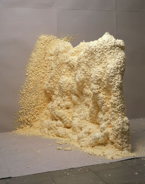 Polyurethane Foam Art, Santiago Sierra, Foam Mirror, Lisson Gallery, Expanding Foam, Foam Art, Material Research, Exhibition Display, Sculpture Ideas