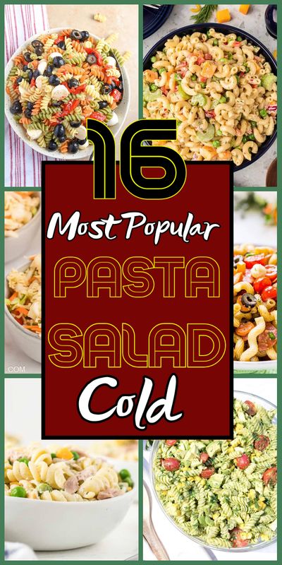 Explore a variety of cold pasta salad recipes that are perfect for any occasion. From quick and easy ideas to healthy and delicious options, these recipes are sure to be a hit at your next gathering. Discover creative combinations and refreshing flavors that make these salads ideal for hot summer days or any time you need a light and tasty dish. Try these simple yet flavorful cold pasta salads today! Pot Luck Pasta Salad Recipes, Pasta Salad For Large Crowd, Quick And Easy Pasta Salad Recipes, Cold Recipes Summer, Cold Casserole Recipes, Simple Cold Pasta Salad Recipes, Cold Dinner Ideas For Hot Days Summer, Simple Pasta Salad Recipes Easy, Picnic Salads Recipes Summer