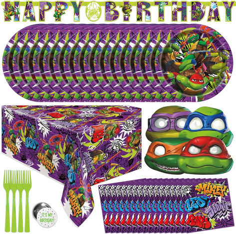 Teenage Mutant Ninja Turtle Birthday Party Supplies | Serves 16 Guests | Officially Licensed | TMNT Mutant Mayhem Movie | Birthday #ad #TMNT #ninjaturtles #birthdayparty #TMNTbirthday #boysbirthdayparty #girlsbirthdayparty #partysupplies Teenage Mutant Ninja Turtles Birthday, Ninja Turtle Birthday Party, Turtle Birthday Party, Tmnt Mutant Mayhem, Mutant Ninja Turtles Party, Birthday Button, Turtle Birthday Parties, Ninja Turtles Party, Ninja Turtles Birthday