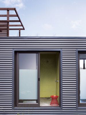 Corrugated Metal House, Corrugated Cladding, Indigenous Garden, Tree Cabin, Remodel Mobile Home, Bedroom Beach House, Reclaimed Building Materials, Bedroom Beach, Western Cape South Africa