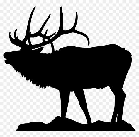 Elk Drawing, Buck Silhouette, Elk Pictures, Elk Silhouette, Deer Head Silhouette, Elk Head, Moose Silhouette, Bigfoot Art, Wood Burning Stencils