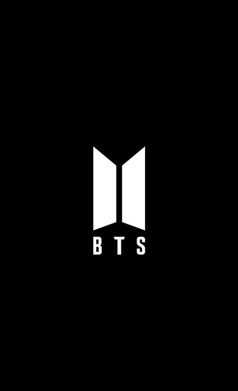 Bts Logo Aesthetic, Bts Logo Wallpaper, Bts Logo, Army Logo, Bts Army Logo, Bts Black And White, Bts Group Picture, Bts Backgrounds, Bts Aesthetic Wallpaper For Phone