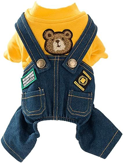 Boy Dog Clothes, Costume Clothes, Photography Kit, Boy Dog, Dog Costume, Girl And Dog, Dog Coats, Denim Overalls, Little Dogs