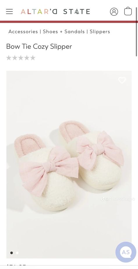 Cute Slippers Aesthetic, Bow Things, Girly Items, Bow Slippers, Pink Bows, Pink Girly Things, Girly Shoes, Birthday List, Birthday Wishlist