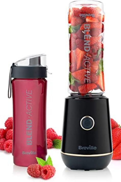 Make healthy, delicious smoothies, frozen juices, protein drinks and more; ideal for school, days out, work or the gym
One-touch blending action delivers perfect results in seconds; a quick and easy way to your 5-a-day
Powerful 350W motor smoothly blends frozen berries and ice with juice and other liquids; blending occurs in the top of the bottle so nothing gathers in the base Breville Blender, Healthy Delicious Smoothies, Small Blender, Soak Chia Seeds, University Essentials, Frozen Juice, Blender Smoothie, Smoothie Maker, Personal Blender