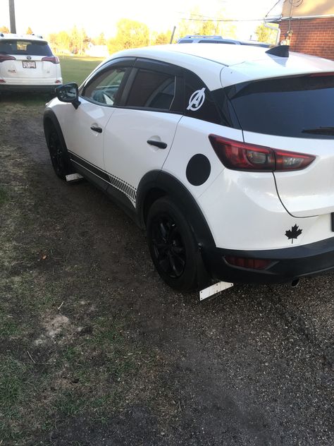 Mazda cx 3 blacked out/ side decals/ avengers assemble/ modified Mazda Cx3 Modified, Mazda Cx3, Mazda Cx 3, Avengers Assemble, Mazda, Mustang, Avengers, Suv Car, Suv