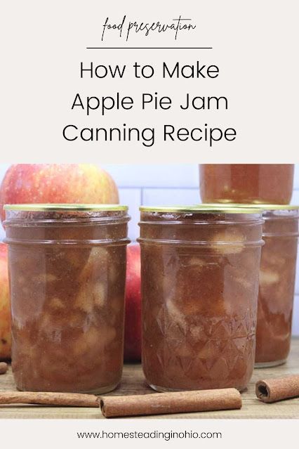 Apple Pie Jam Recipe for Canning Apple Pie Jam No Pectin, Apple Pie Jelly, Apple Cinnamon Jam, Apple Pie Jam, Pectin Recipes, Canning Jam Recipes, Apple Jam, Best Apple Pie, Jam Recipes Homemade