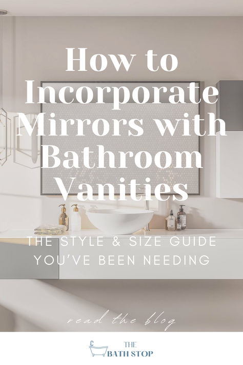 Looking to pair the perfect mirror with your bathroom vanity? This guide helps you choose the right mirror size and style to create a balanced, stylish space. Learn how to select mirrors that complement modern, traditional, rustic, and transitional vanities, and discover practical tips on lighting and storage options. Whether you prefer sleek frameless designs or detailed framed mirrors, we have the tips to enhance both the functionality and aesthetics of your bathroom. Bathroom Vanity Mirror Ideas, Vanity Lighting Over Mirror, Bathroom Mirror Makeover, 36" Vanity, Framed Mirrors, Bathroom Mirror Frame, Transitional Vanity, Bathroom Mirror Lights, Frameless Mirror