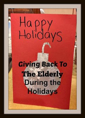 Cards for the Elderly-Part 1: Starting a Tradition  Do you have any holiday traditions in your home that involve giving back to the community? Giving Back To The Community, Nature School, Christmas Planning, Blog Inspiration, Christmas Cards To Make, Christmas Stuff, Giving Back, Work Ideas, Christmas Activities