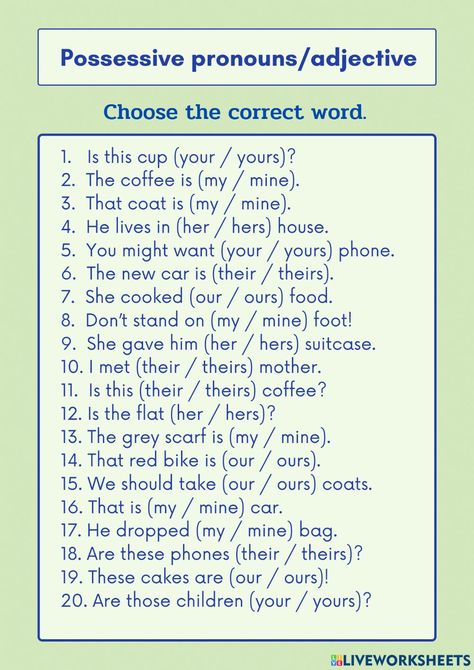 Possesive Adjective 's Worksheet, Possessive Adjectives Worksheets Grammar, Possesive Pronounce Worksheets, Possessive S Worksheet, Posessive Pronouns, Possessive Adjectives Worksheets, Possessive Nouns Worksheet, Possessive Pronouns Worksheet, Possessive Adjectives And Pronouns