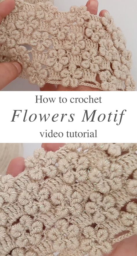 Lovely Crochet 3d Flower Motif - CrochetBeja Crochet Flower Projects, Crochet Beja, Lace Flower Crochet, Flower Crochet Blanket, Crochet Video Tutorials, Irish Crochet Tutorial, Crochet Thread Projects, Crochet Flower Blanket, Crochet Puff Flower