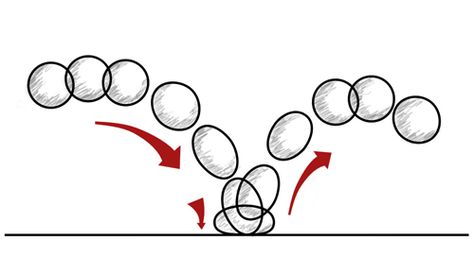 Squash And Stretch Animation, Flip Drawing, Sack Animation, Flip Art, Animation Principles, Animation Techniques, 12 Principles Of Animation, Ball Installation, Animation Practice