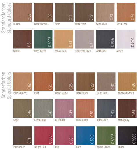 Resysta Colour Concept - Resysta is a faux wood material Color Concept, Wood Material, Faux Wood, Wood, Color