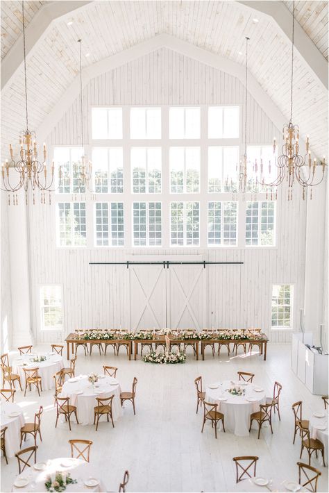 White Farmhouse Wedding, Vrbo Wedding, Barn Windows, White Sparrow Barn, White Barn Wedding, Vineyard Weddings, White Sparrow, Romantic Summer Wedding, Venue Inspiration