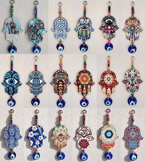 Hamsa Decor, Hamsa Art, Evil Eye Wall Hanging, Hamsa Evil Eye, Evil Eye Art, Fatima Hand, Eye Decor, Hanging Flower Wall, Wood Wall Hanging