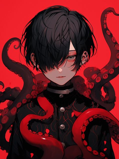 Anime Monsters, Cosmic Horror, Pastel Art, Boy Art, Anime Character Design, Manga Art, Anime Boy, Cool Pictures, Character Art